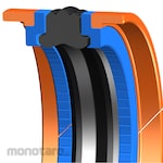 Hallite Rod Seal PN Type 622 PU Blue