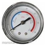 DAYTON Plastic Pressure Gauge with O-Ring