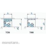 NOK Oil Seal Acrylic TB Type (Sil Oli)