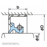 NOK Oil seal TB TB40588