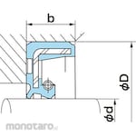 NOK Pressure Resistant Seals TCV Type