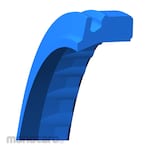 Hallite Seal Wiper 842 Series (Sil Wiper)