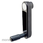 HALDER Machine handle Crank handle Handle foldable Black Mounting hole (mm): Square hole 14