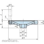 IMAO AL2SP Aluminum 2-spoke handle car