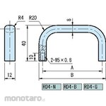 IMAO RD4 round aluminum handle