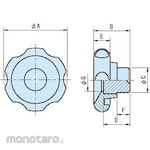 IMAO SK Six Lob Knob