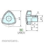 IMAO TK / TS Three Lob Knob