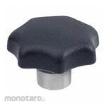 JW WINCO Plastic Hand Knobs with Stainless Steel Hub