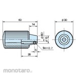 IMAO KG60SOFT knurled grip soft