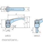 IMAO EALA Ergo Adjust Clamp Lever (With Hexalobular / Male Screw)