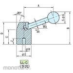 IMAO LL locking lever