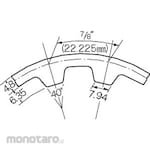 Mitsuboshi Timing Belt Xh Type (Chloroprene Rubber)