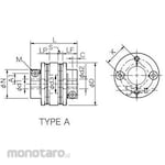 Miki pulley Sfc Servo Flex Coupling Sfc-030Da2