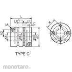 Miki pulley Sfc Servo Flex Coupling Sfc-035Da2