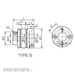 Miki pulley Sfc Servo Flex Coupling Sfc-050Da2