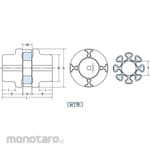 Mitsuboshi Hyperflex Coupling Type MT