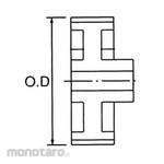 Mitsuboshi Super Torque Timing Pulley S8M Type W
