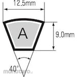 Mitsuboshi V-Belt A Type (Red) 151-200inch (Vanbelt)