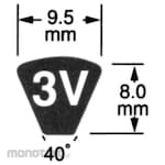 Mitsuboshi V-Belt Maxstar Wedge (Vanbelt)