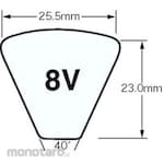 Mitsuboshi Mac Star Multi Wedge Belt 8 V