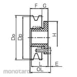 Mitsuboshi Mac Star Wedge Pulley 3V