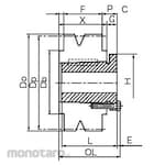 Mitsuboshi Pulley Wedge Mac Star 5V