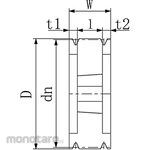 Everon BTV pulley B5