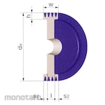 NBK (Nabeya Bi-tech Kaisha) Isomec SP Pulley SPB-4