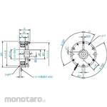 Miki pulley BXL Non-Electromagnetic Spring-Actuated Brake