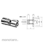 Miki pulley Bauman flex coupling