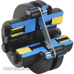 Miki pulley Servoflex Coupling SFS-S (Single Element, High Precision Friction Fastening) SFS-08S-15M-15M
