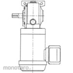 AOKI SEIMITSU KOGYO PNB type worm reducer with motor Shaft arrangement: Standard