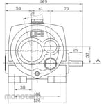 AOKI SEIMITSU KOGYO Worm reducer LD type Shaft arrangement: Dual output shafts