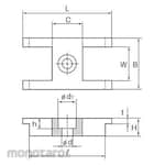 THK Mounting bracket (SM type/SE type)