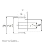 THK Pinion gear (for GSR-R rack)