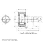 NTN Cam follower + NUKR type