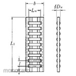 NTN Linear flat roller + BF type
