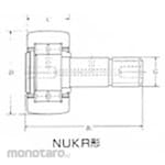 NTN Full Roller Double Row Cylindrical Roller Cam Follower