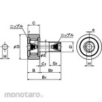 THK Eccentric Cam Follower