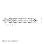 OCM Corrosion and Heat Resistance Chain (Rantai Roller / Rantai Stainless Industri)
