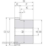 KHK Gear Coupling Inner Cylinder