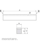 KHK CP Hardened Ground Gear Rack
