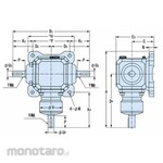 KHK (KHK Gears) CBX bevel Box T Type