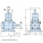 KHK (KHK Gears) CBX bevel box L type