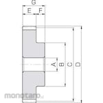 KHK Alumunium-Bronze Screw Gear