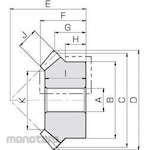 KHK (KHK Gears) MMS Spiral Miter