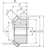 KHK Carburized And Hardened Miter Gear