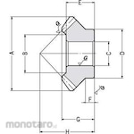 KHK KSP Ground Spiral Bevel Gear