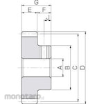 KHK (KHK Gears) SS Spur Gear Module 1.5