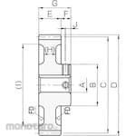 KHK (KHK Gears) SS Spur Gear Module 3 J Series (Completed Type)